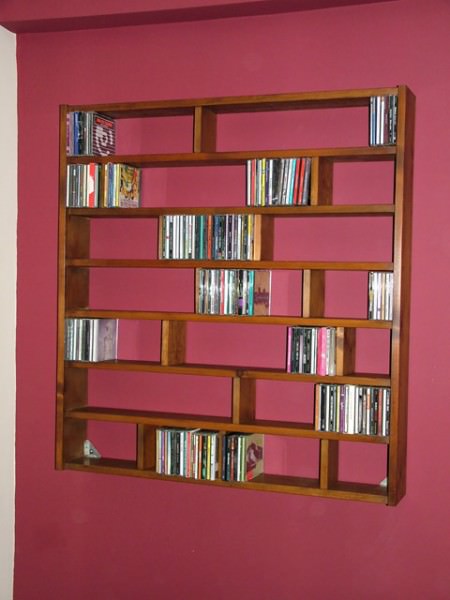 Wall mounted CD Stump Furniture
